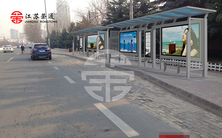 港灣公交站臺實景 港灣公交站臺實景