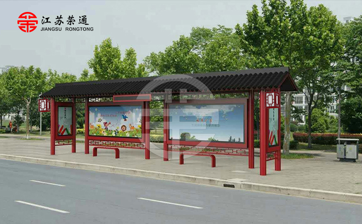 仿古公交站臺生產(chǎn)